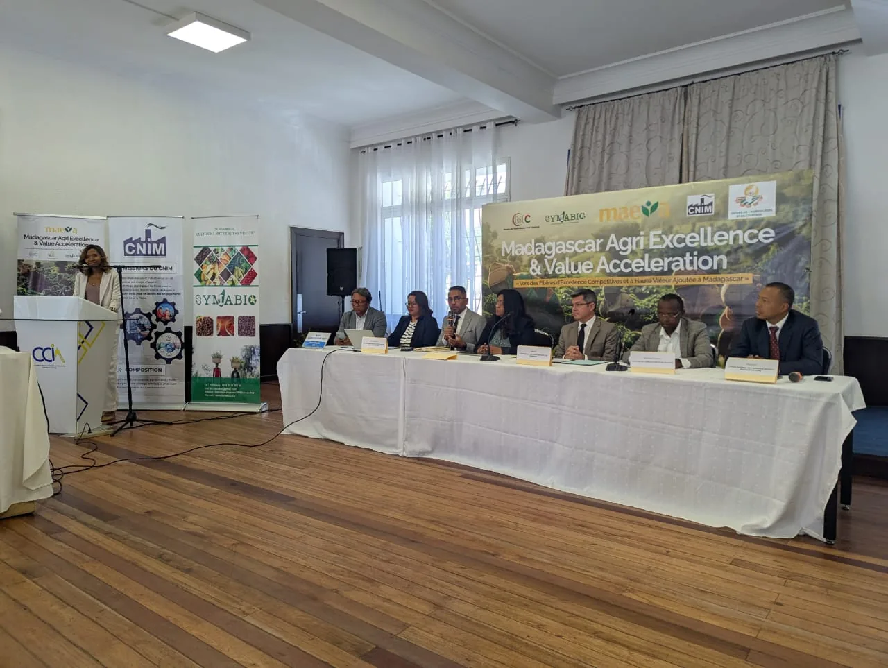 Panel de la conférence Madagascar Agri Excellence & Value Acceleration